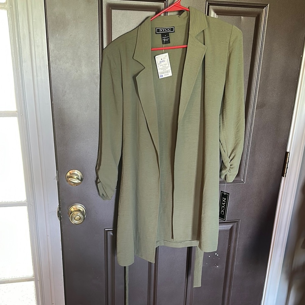 New York & Company Sage Green Women's Blazer